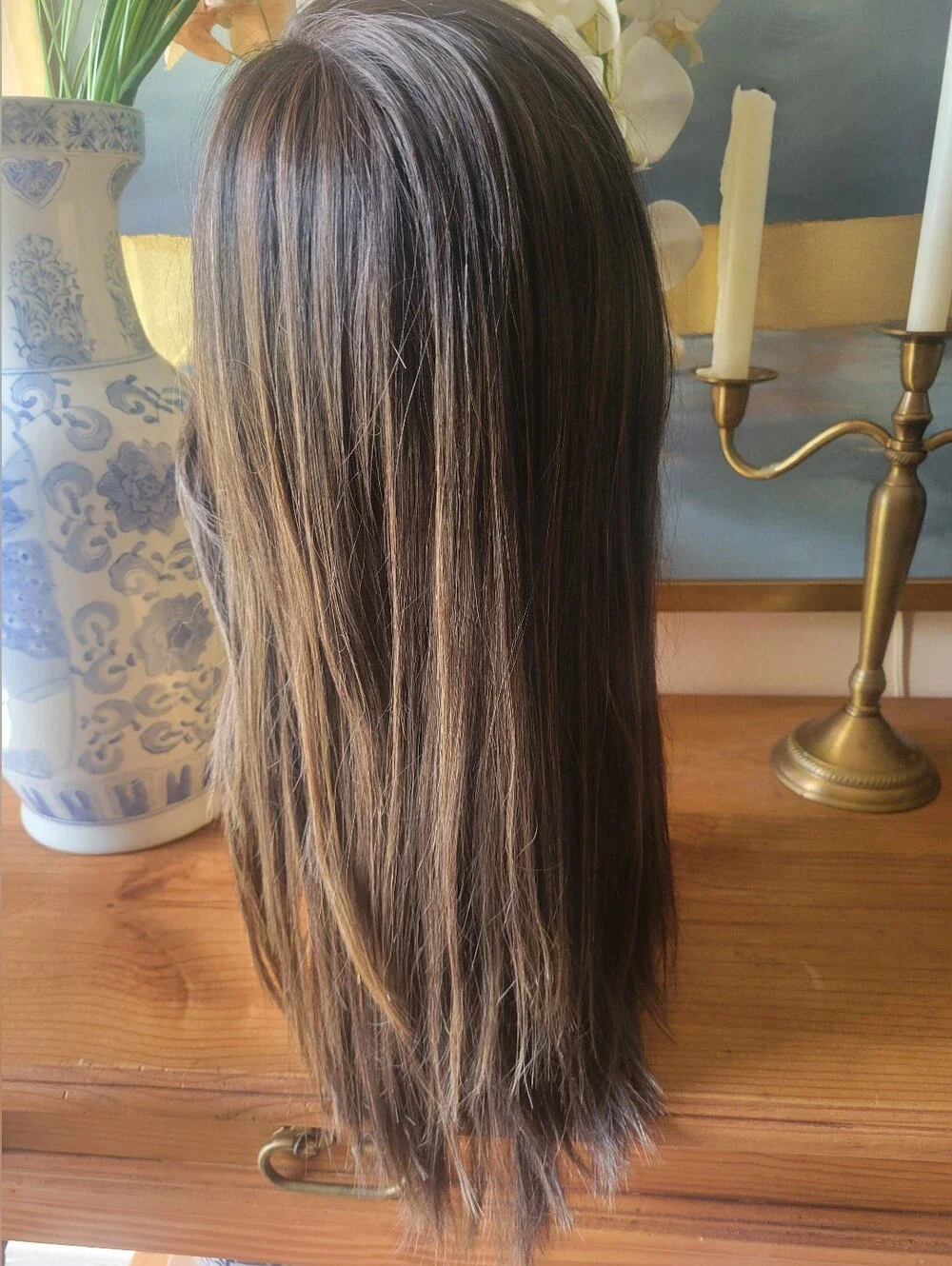 Belle Tress Wig FIRENZE Triple Chocolate R Hf Synthetic Brunette